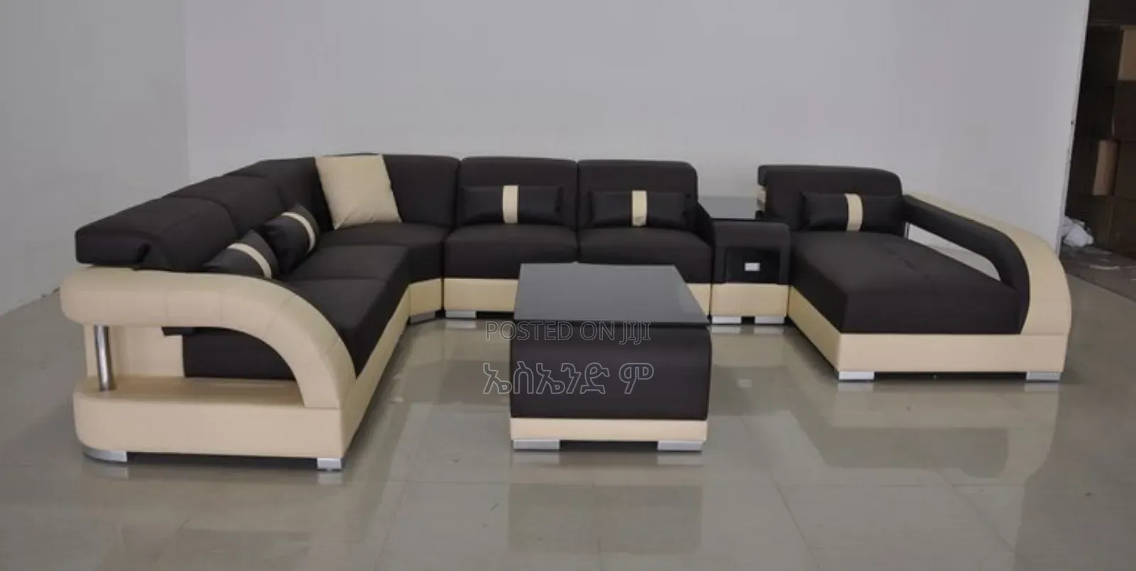 Cushion/Pillow Back Sofa #99 Design With Table