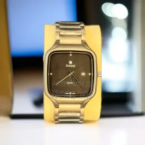 Luxury Rado Square Quartz Watch - Elegant Men's Fashion in Addis