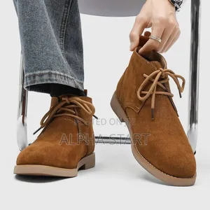 Velvet Chealse Boots High Master Quality Shoes for Man's