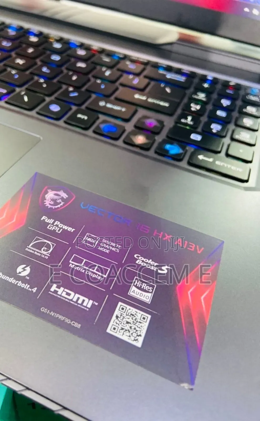 New Laptop MSI 32GB Intel Core i9 SSD 1T