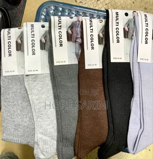 Quality Men’S Ribbed Cotton Socks