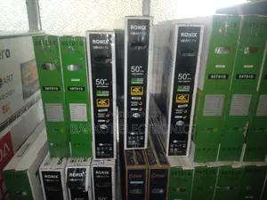 Ronix Smart Tv 50 Inch Andraid New Doubel Gelass 2025 Quality Tv Nw