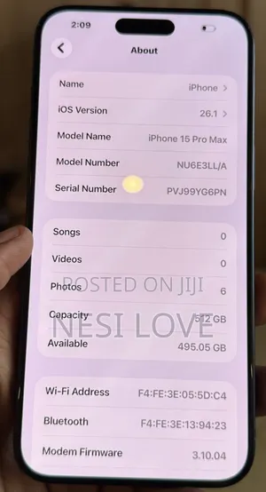 New Apple iPhone 15 Pro Max 512 GB