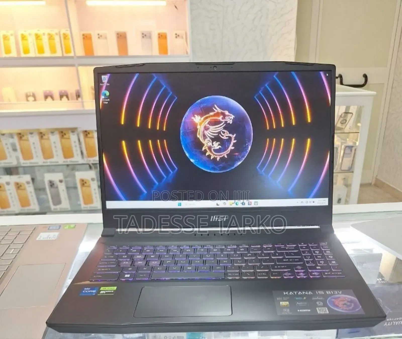 New Laptop MSI Cyborg 15 16GB Intel Core i7 SSD 1T