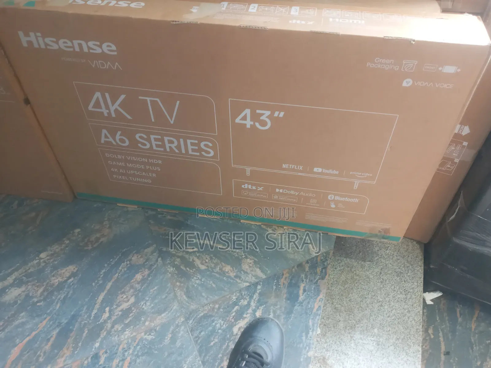 Hisense 43inch Tv Smart Vidda New York