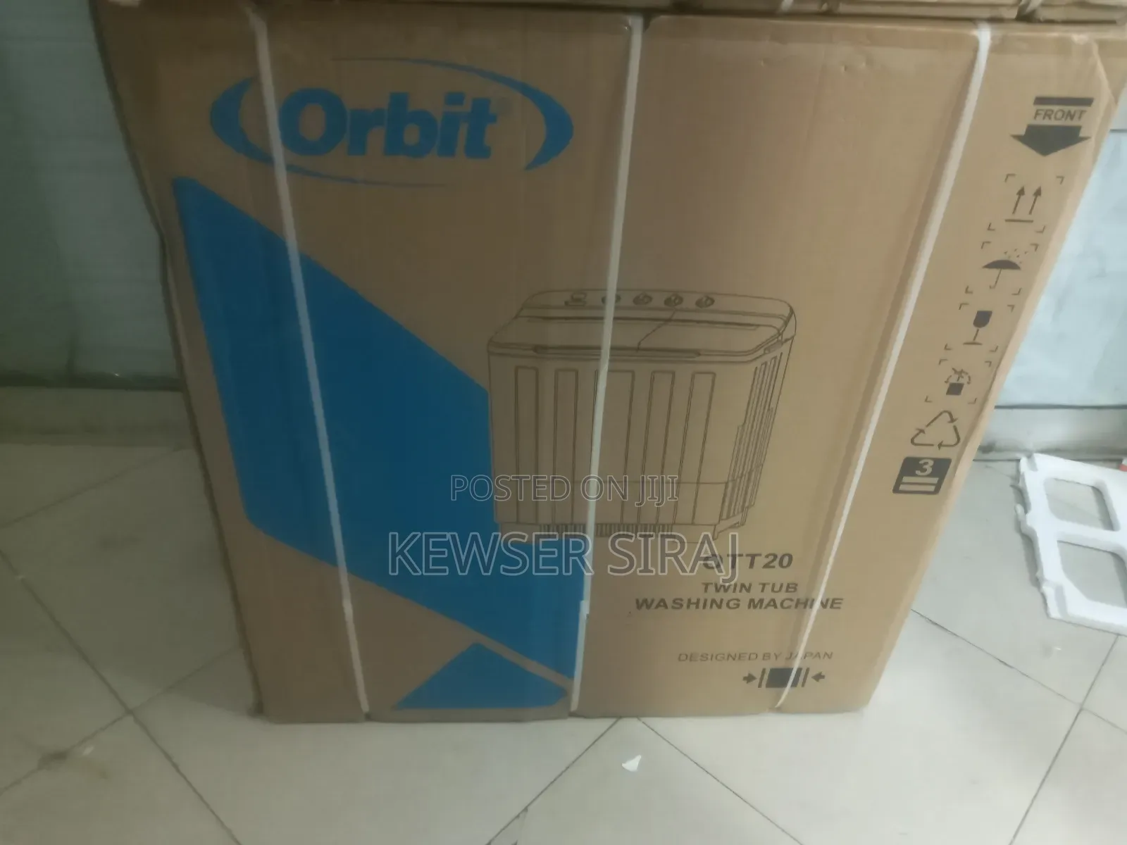 Orbit 20kg Washing Machine Manual System