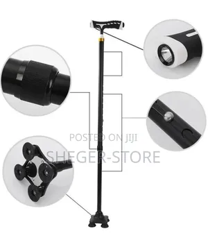 Brand New Telescopic Elderly Crutch (ከአልሙኒየም የተሰራ ከዘራ)
