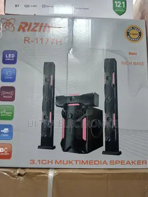 Rizing R-1177h 3.1 Channel Multimedia Speaker System.