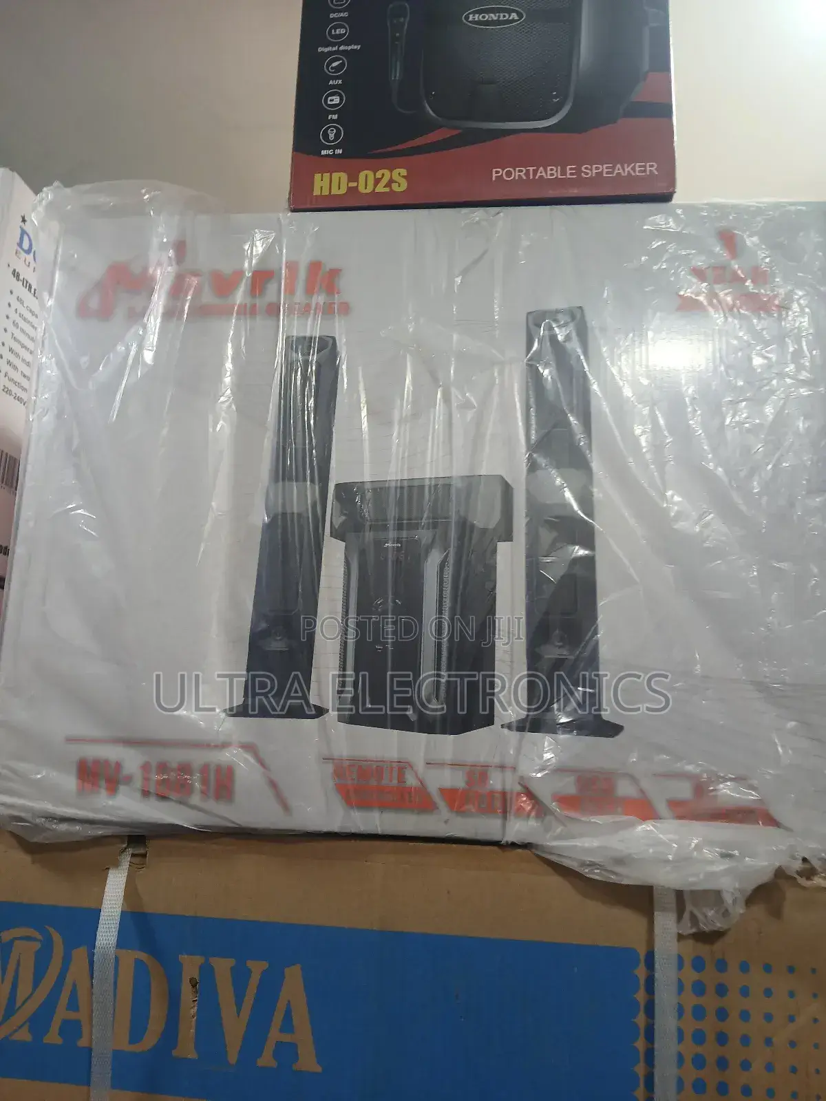 Mavrik Speaker Multimedia Speaker System, Model Mv-1001h.