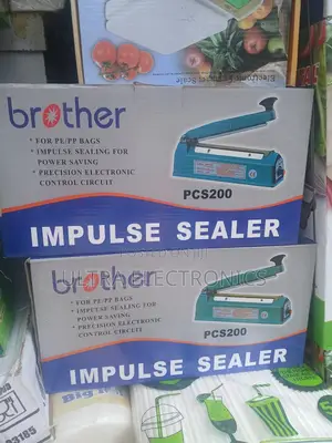 Brother Pcs200 Impulse Sealer Designed For Sealing Pe/Pp Bags.