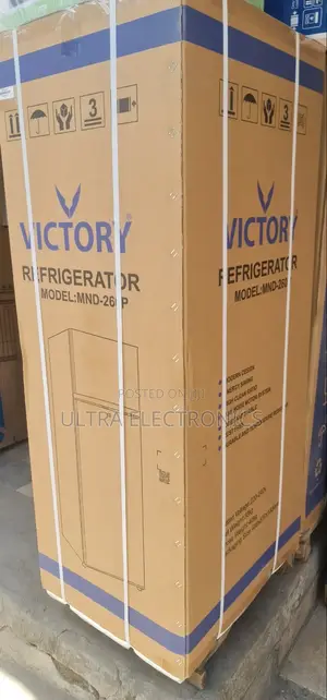 Victory Refrigerator, Likely Model MND-260 Based on the Packaging
