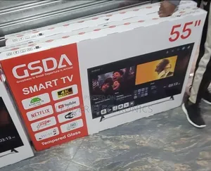 Gsda 55" Smart Android Tv – Double Glass (2026 Model)