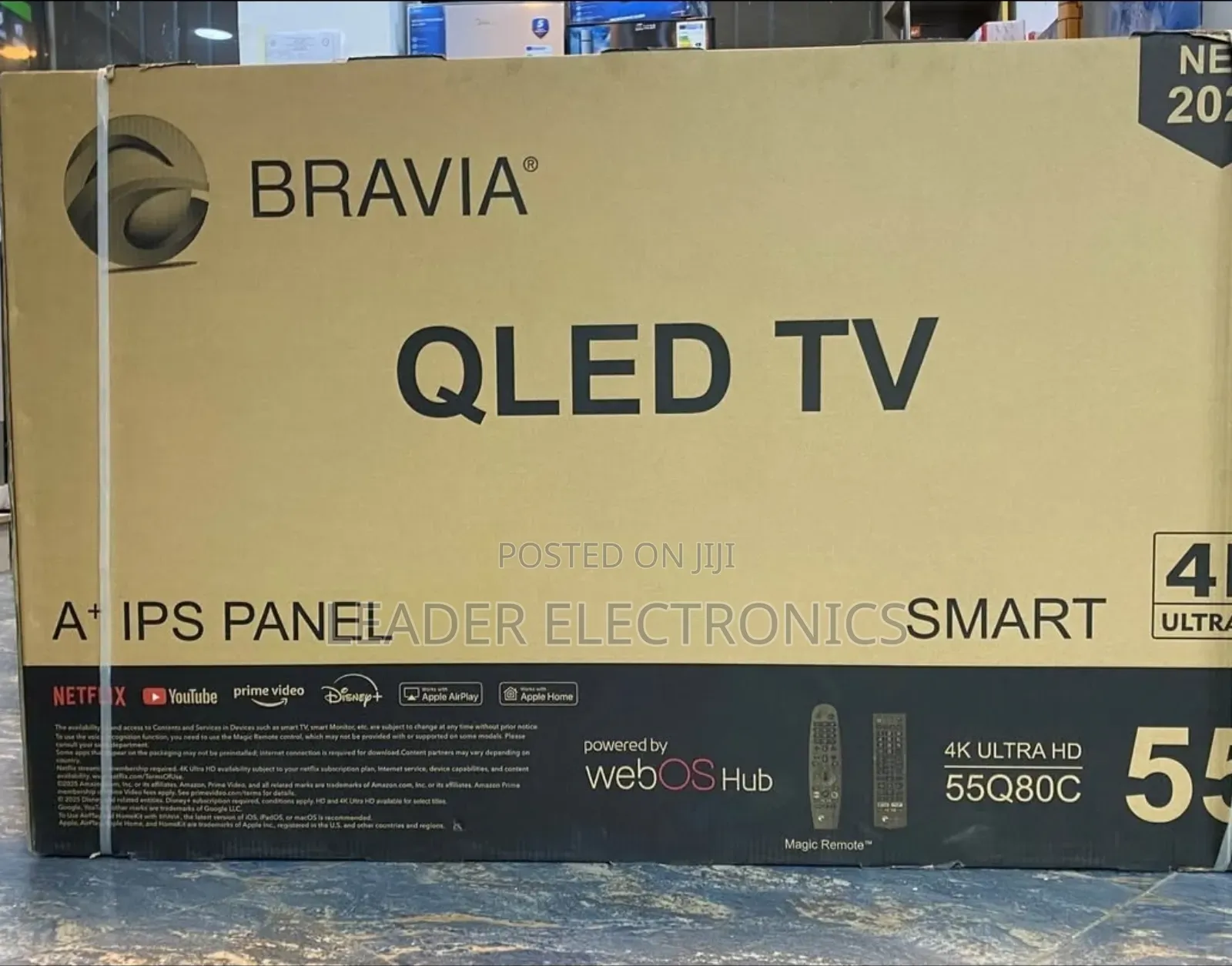 Bravia 55" Smart Qled Tv – Webos Hub + Frameless Design