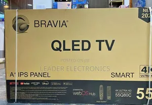 Bravia 55" Smart Qled Tv – Webos Hub + Frameless Design