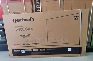 National Tv 65" Smart Webos Hub Tv Frameless