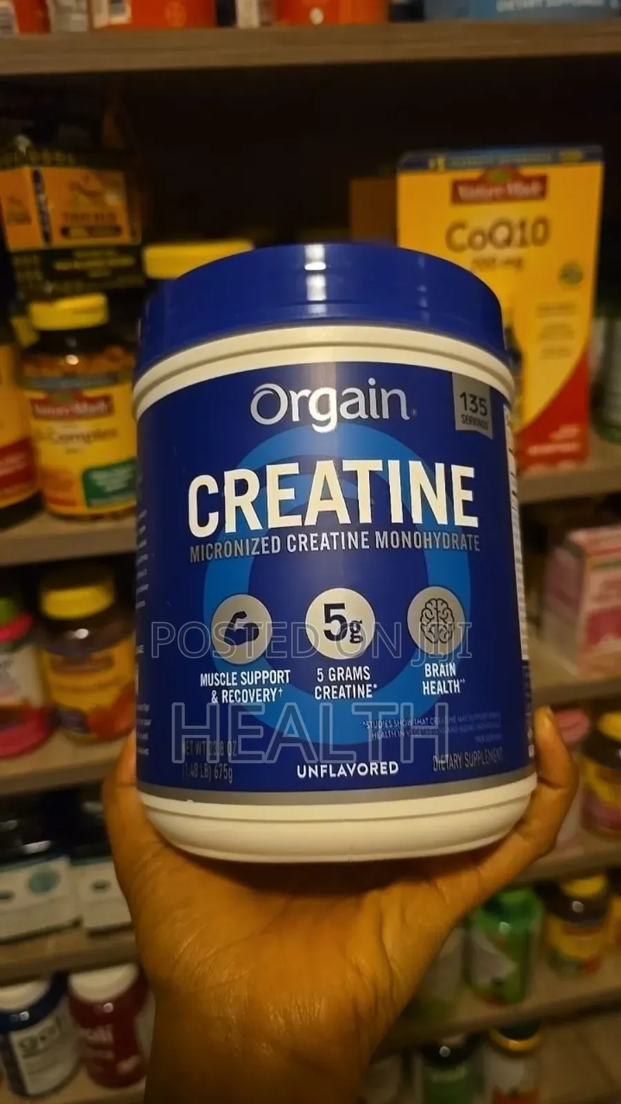 Orgain Micronized Creatine Monohydrate 675gm