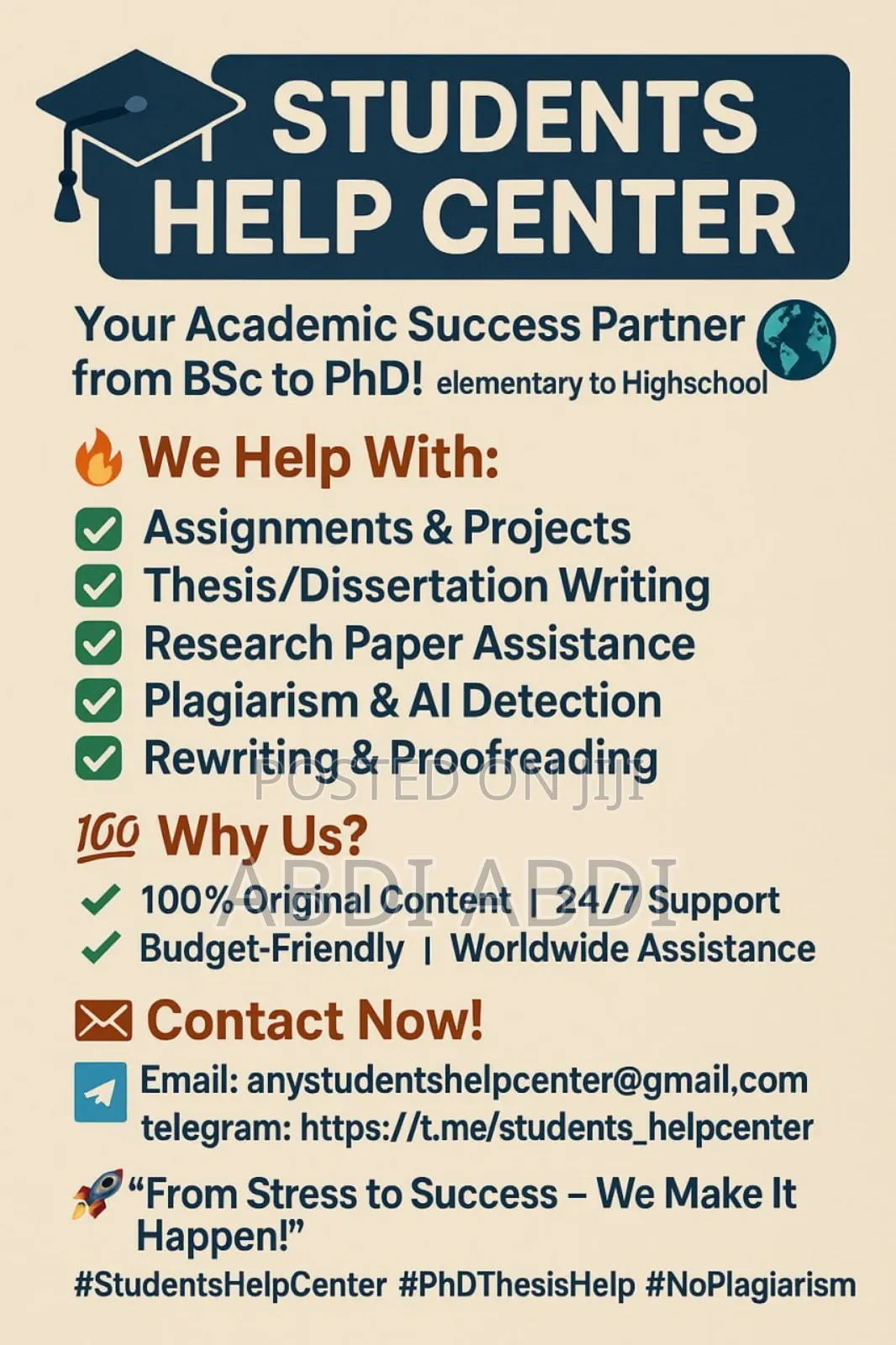 Any Research and Thesis Related Works