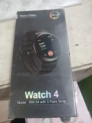 Haino Teko Watch 4 Pro (Rw-32) - Curved Amoled Smartwatch With 3 Strap