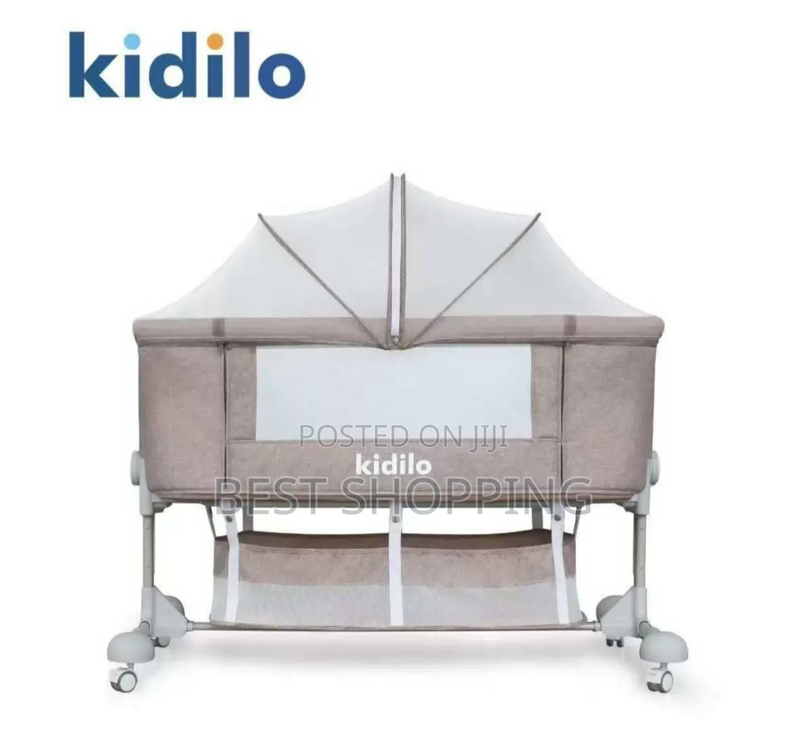 Kidilo Multifunctional Baby Bed ዘመናዊ ባለ-አጎበር የልጆች አልጋ