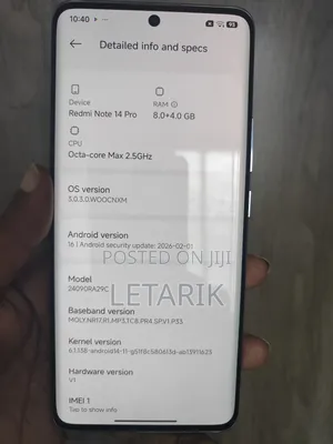 New Xiaomi Redmi Note 14 Pro 128 GB
