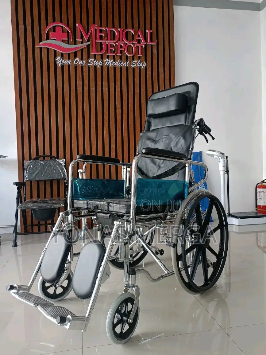 Yuwell Brand Commode Wheelchair Long Back裂雀maintain for Everyday Use.