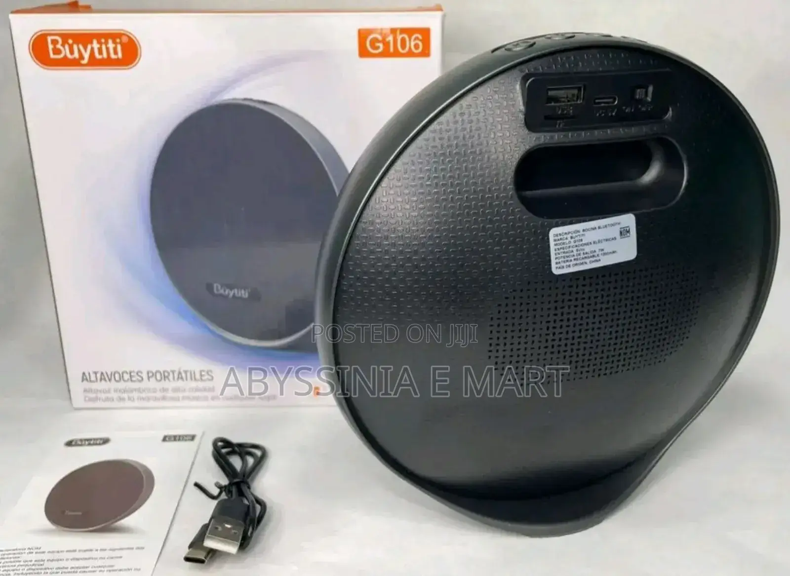 Portable Speaker With Clear Stereo Sound