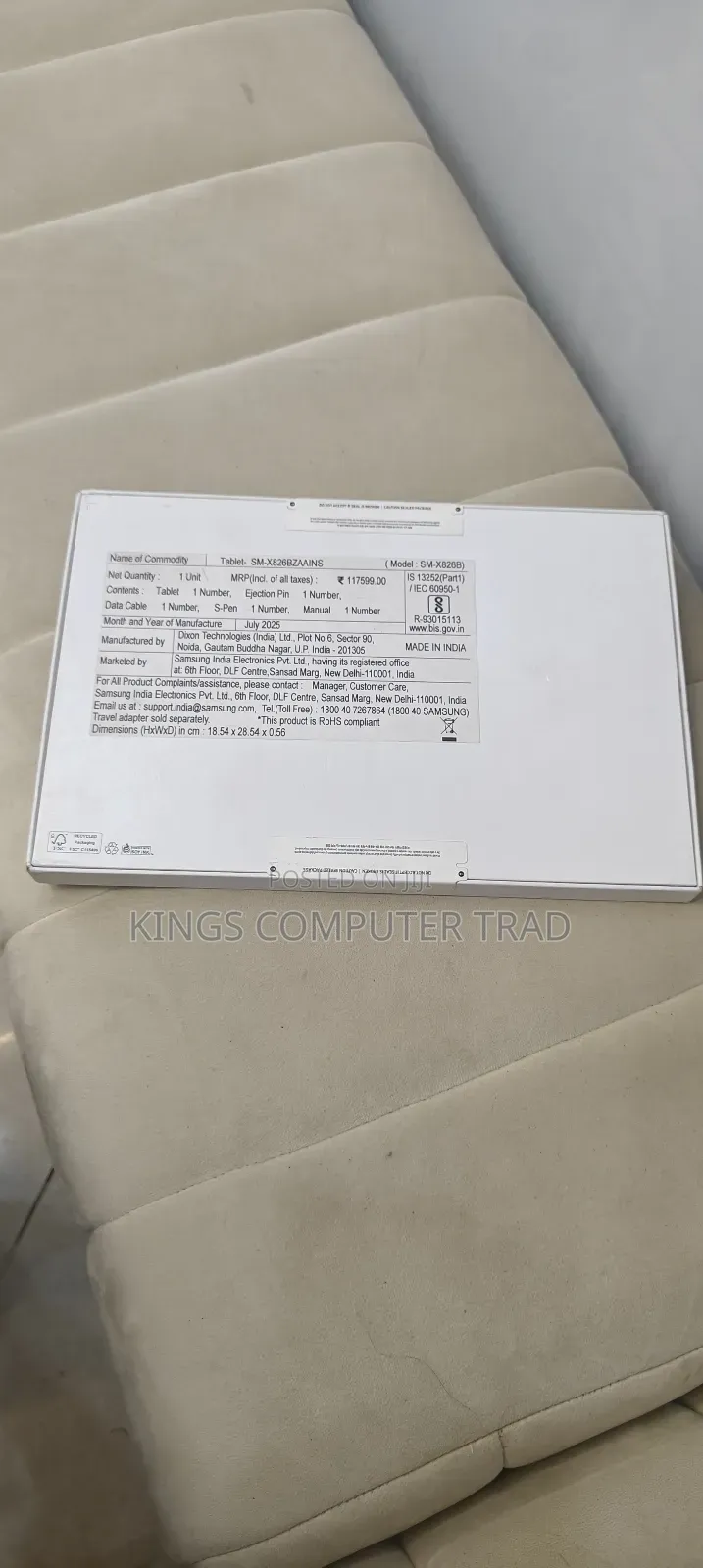 New Samsung Galaxy Tab S11 5G 256 GB Gray