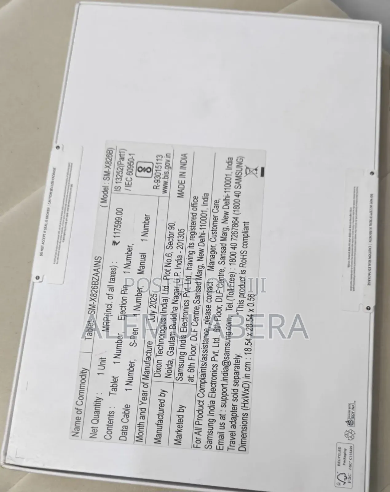 New Samsung Galaxy Tab S10 Lite 256 GB