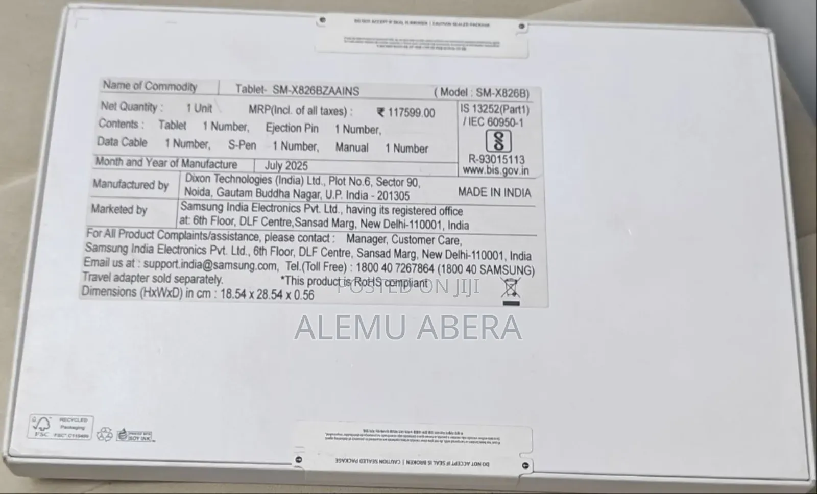 New Samsung Galaxy Tab S10 Lite 256 GB