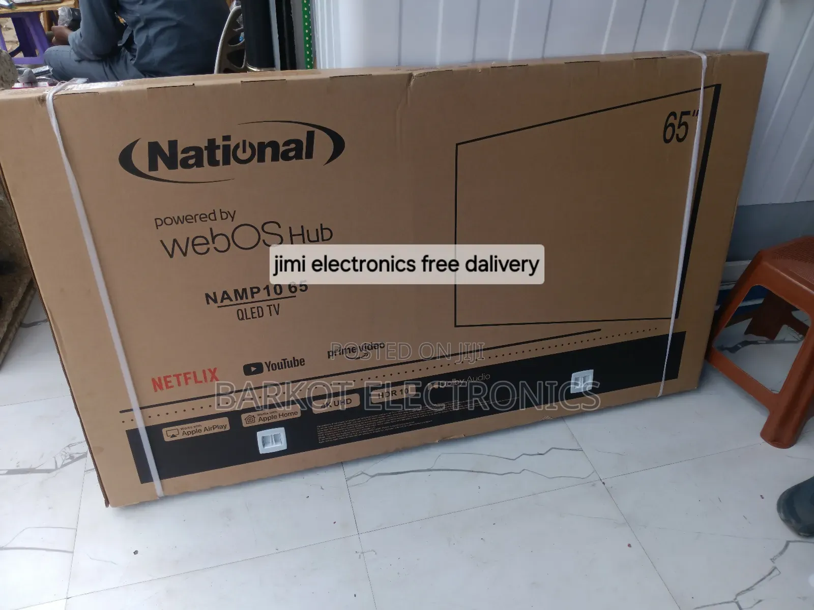 National Smart Tv 65 Inch Andraid Framless 2025 Quality Model Webos