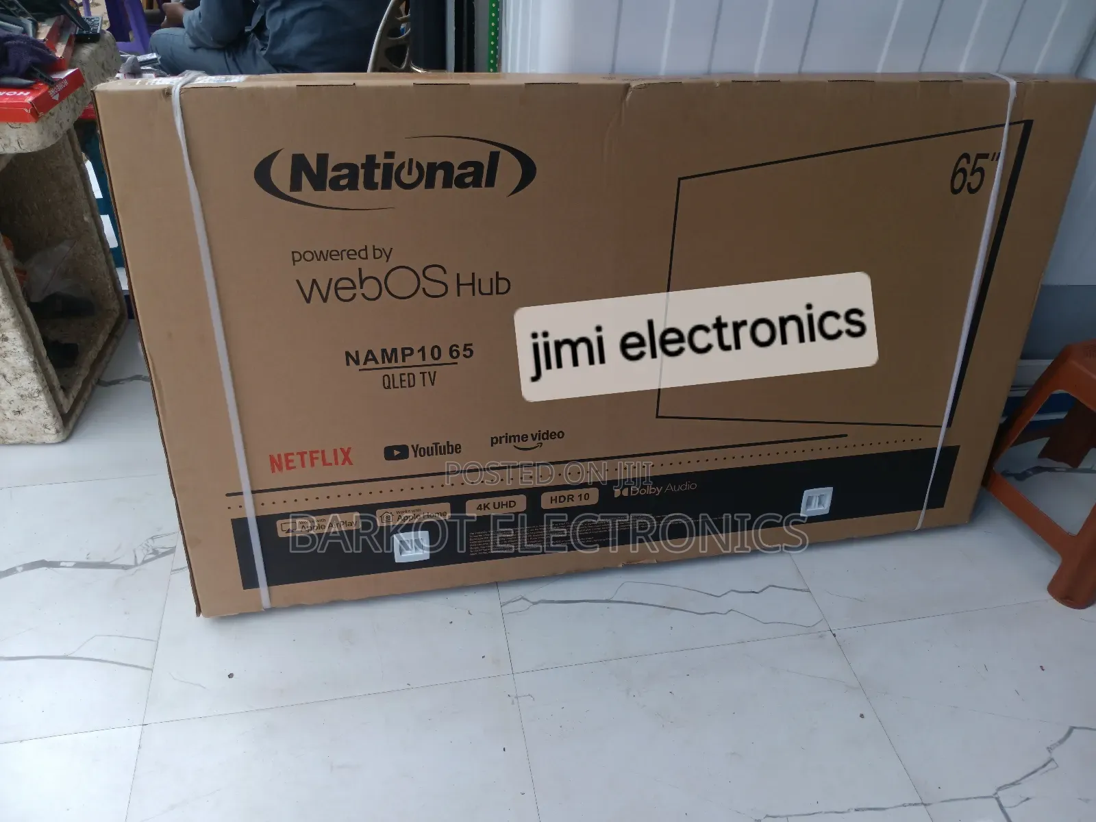 National Smart Tv 65 Inch Andraid Framless 2025 Quality Model Webos