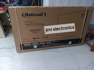 National Smart Tv 65 Inch Andraid Framless 2025 Quality Model Webos