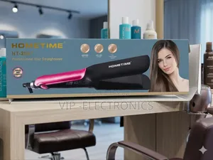Home Time Ht-2097 ፕሮፌሽናል የፀጉር ማለስለሻ (Professional Hair Straightener