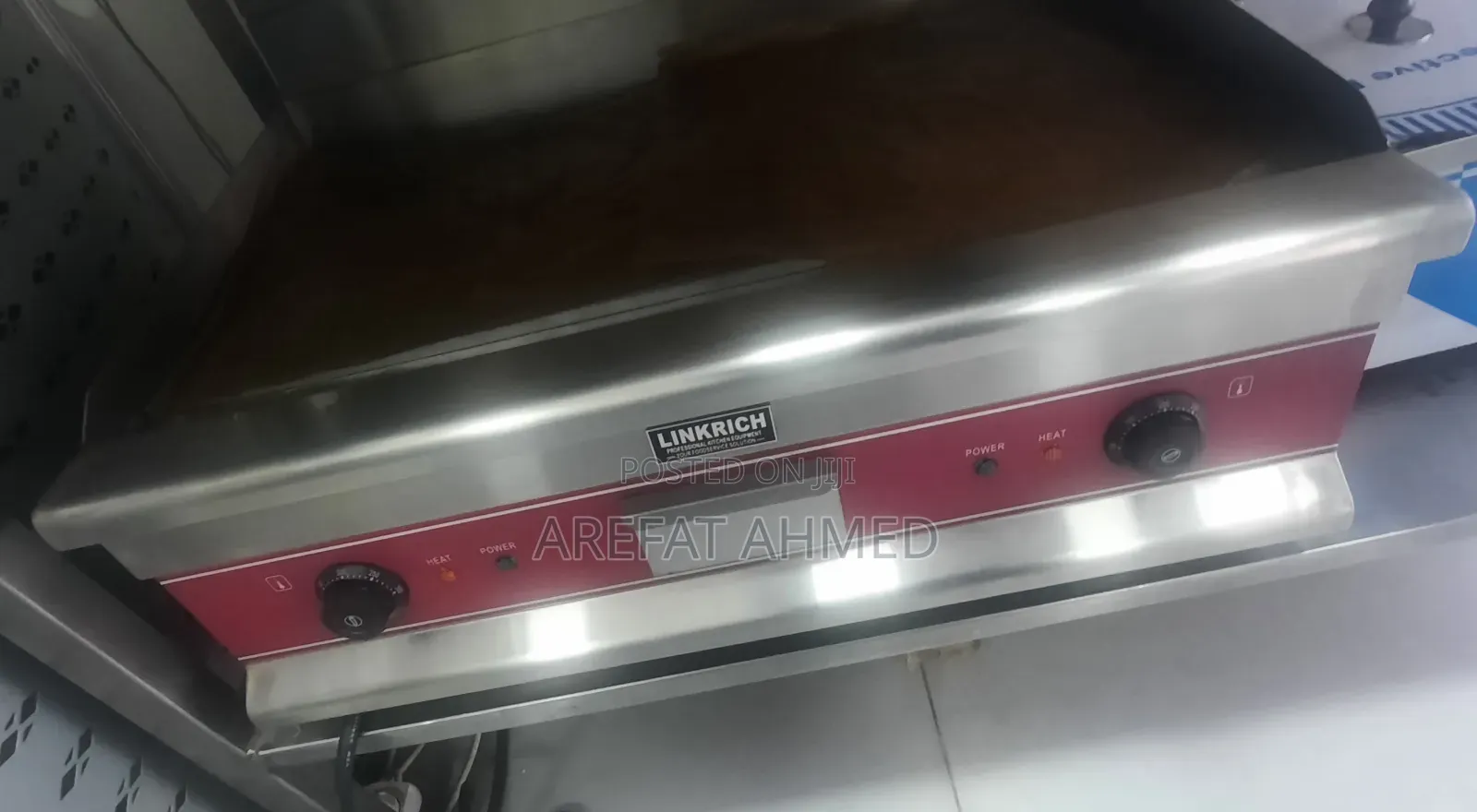 Linkrich Countertop Electric Grill and Griddle,