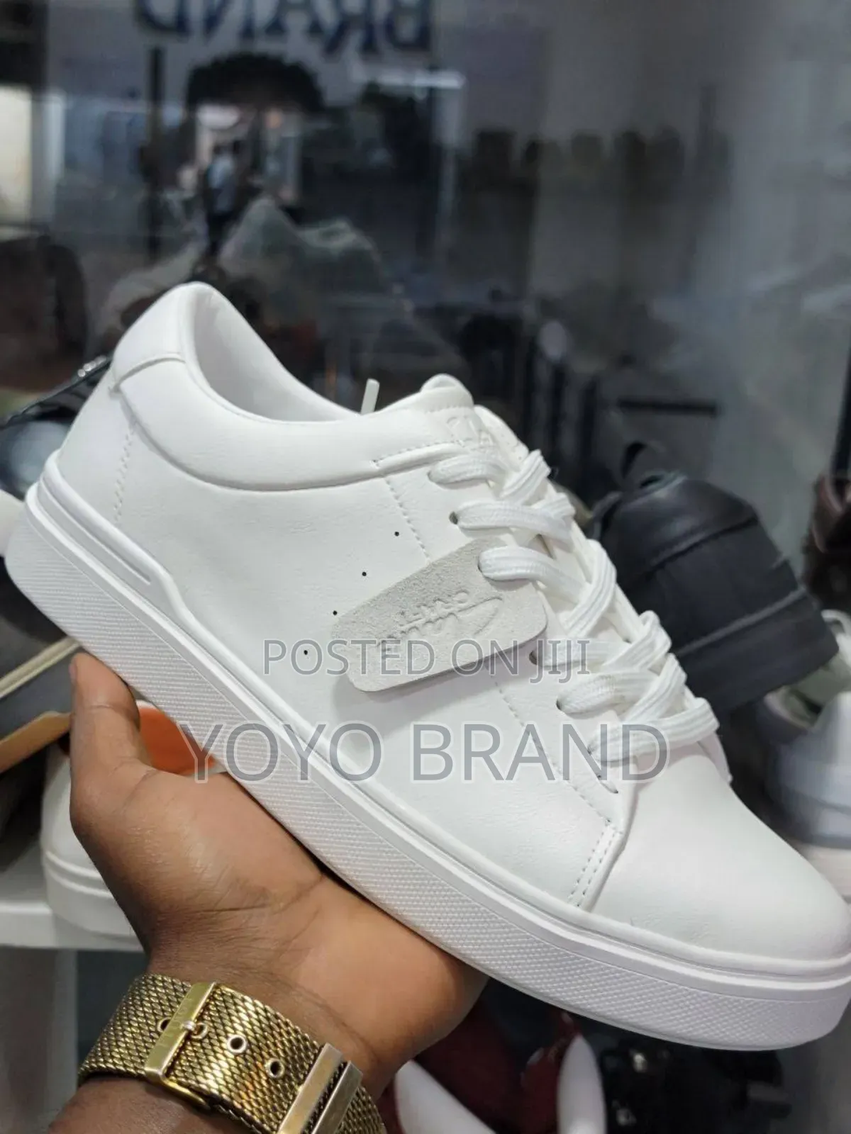 New Arrival Clarks Lather White Fashion Shoes