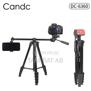 Candc Dc-6360 Professional Tripod With Boom Arm