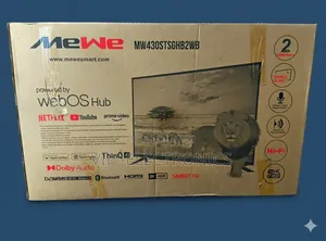 Mewe 43 Inch Smart Tv Uhd Webos Hub, Netflix, Youtube, Dolby Audio