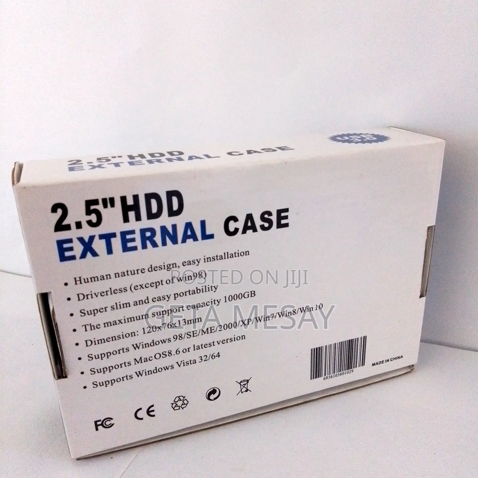 Portable 2.5" Sata to Usb 3.0 External Hard Drive Enclosure Case