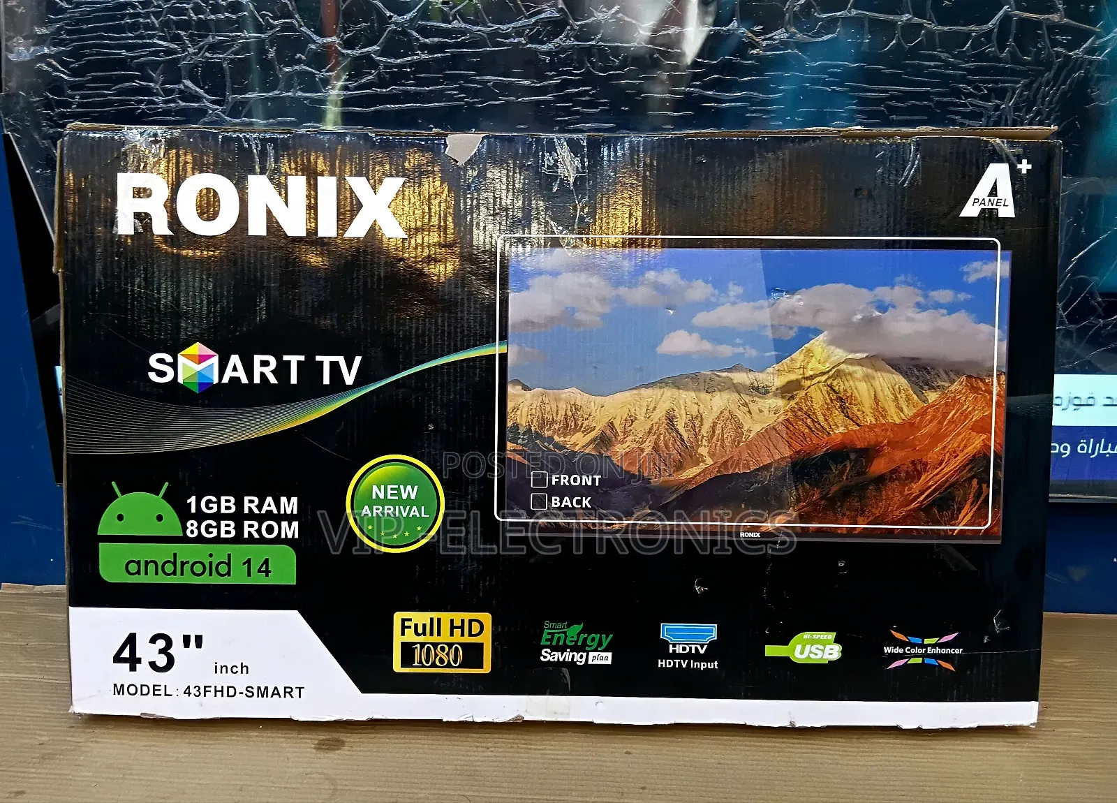 Ronix Tv 43 Inch Smart Android 14.0 New 2025 Model