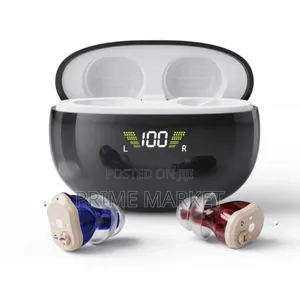 Micro(Cic) Hearing Aid With Smart Noise Canceling Led Charging Case