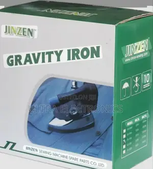 Garment Jinzen Gravity Feed Steam Iron, Model 15-337. It Is Designed