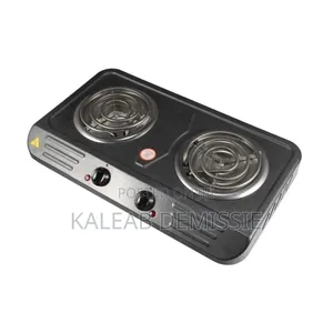 Sonika Hot Plate ባለሁለት ምድጃ ስቶቭ