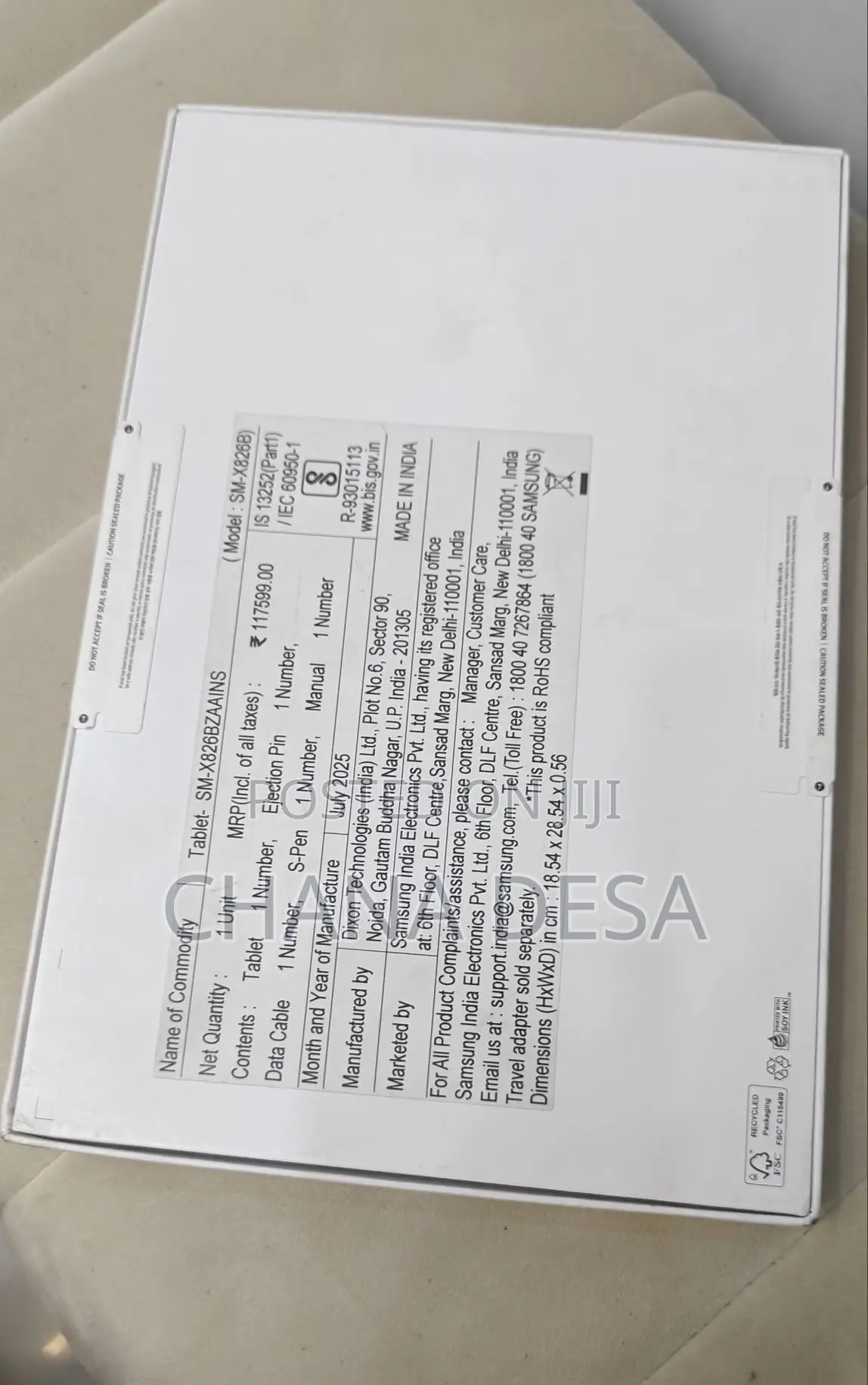 New Samsung Galaxy Tab S10 Lite 256 GB