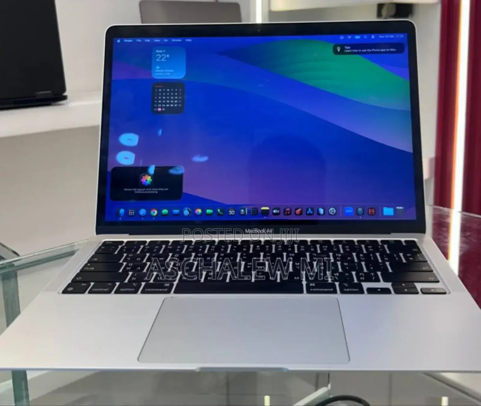 New Laptop Apple MacBook Air 2020 M1 8GB Apple M1 SSD 256GB