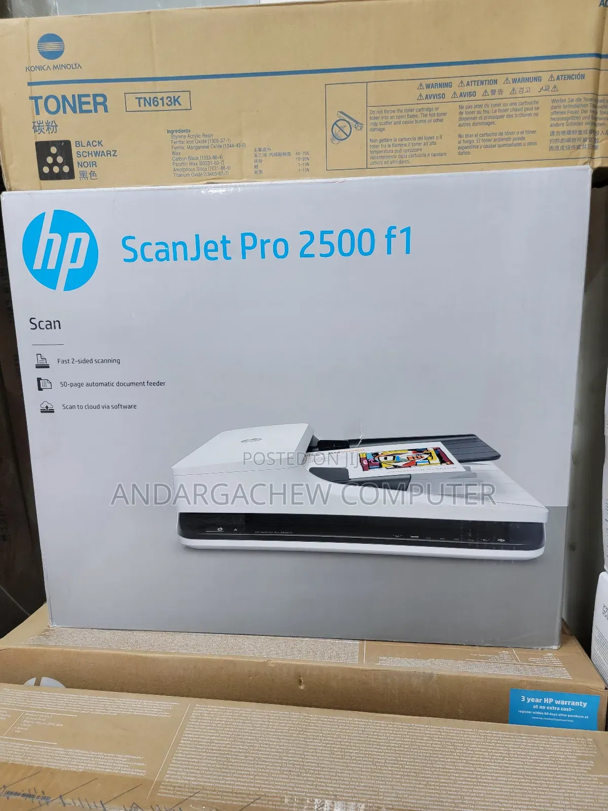 Hp Pro 2500 F1 Scanner