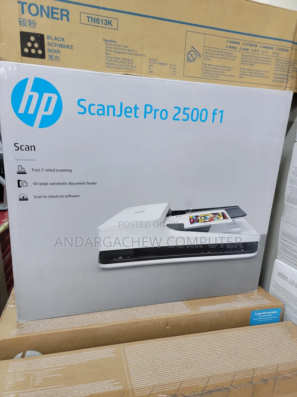 Hp Pro 2500 F1 Scanner