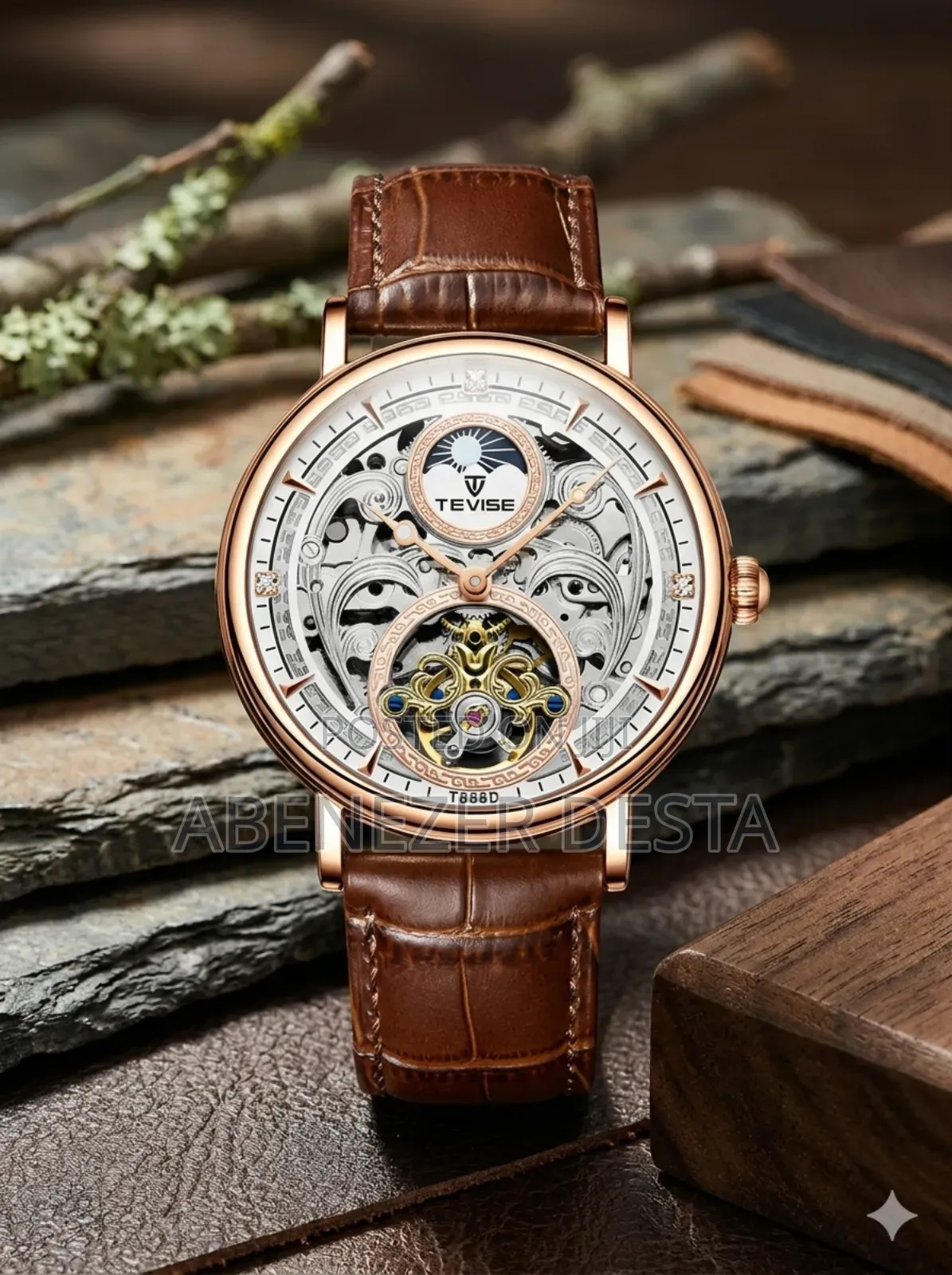 Tevise T888d Automatic Mechanical Luxury Men's Watch.