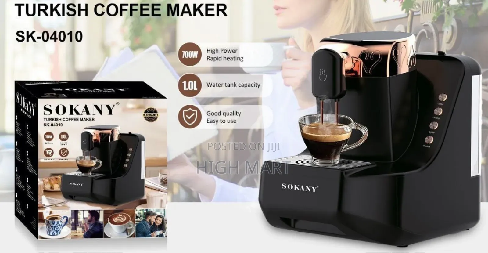 Sokany Turkish Coffee Maker