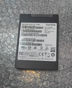 Sata SSD Sandisk 512gb SSD X300s Sata 2.5" 512gb Price 15000etb