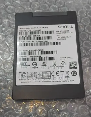 Sata SSD Sandisk 512gb SSD X300s Sata 2.5" 512gb Price 15000etb